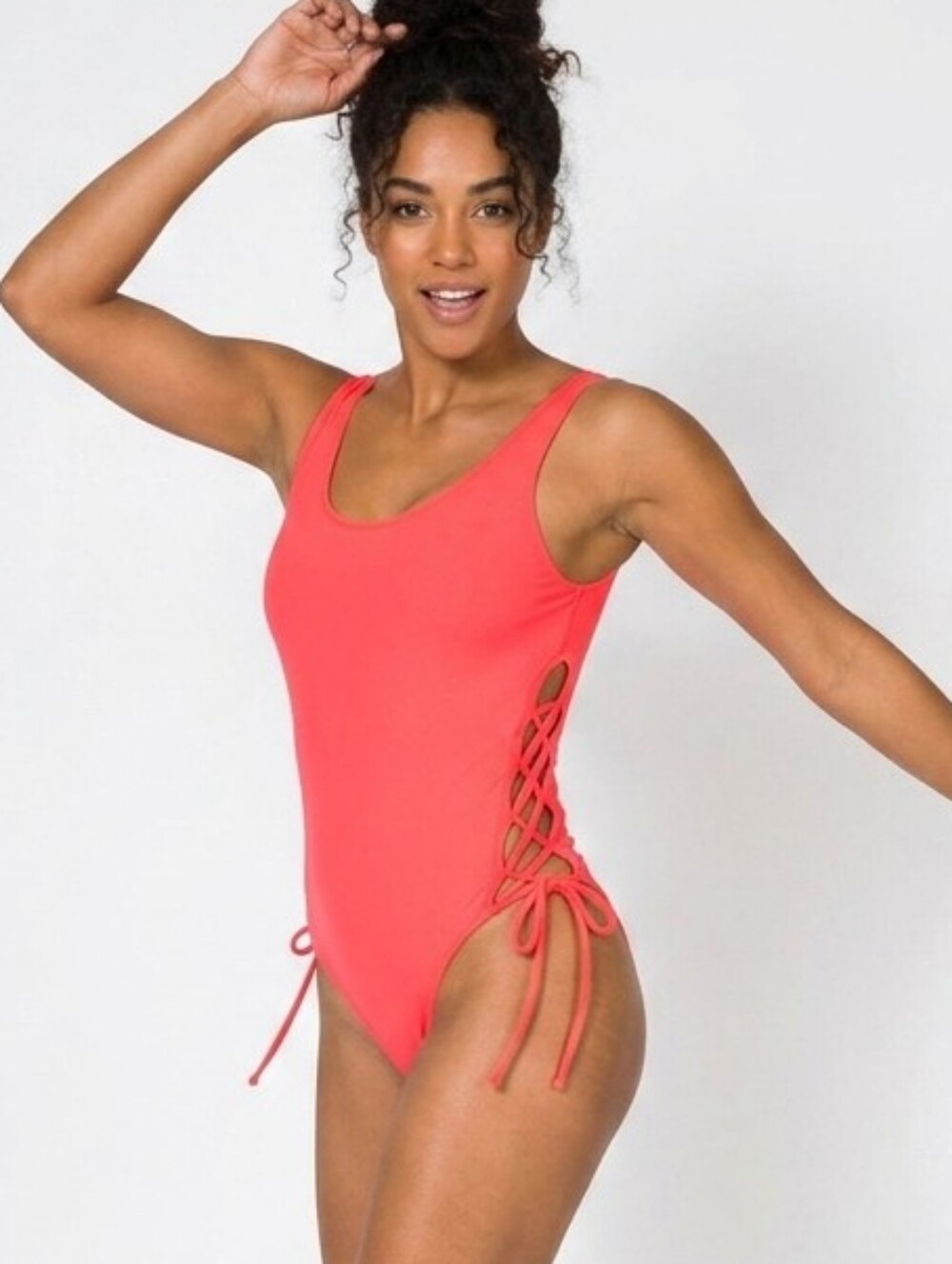 NWT Rue21 Bright Pink One Piece Swimsuit